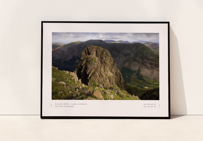 Pillar Rock - Lake District Print