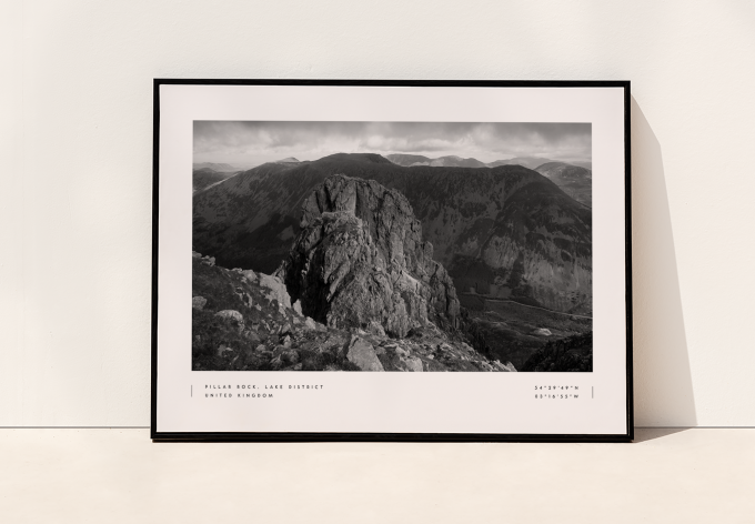 Pillar Rock - Lake District Print