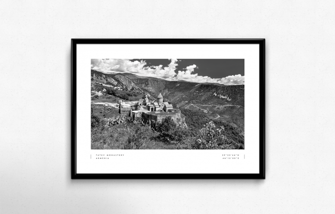 Tatev Monastery Poster Print Wall Art