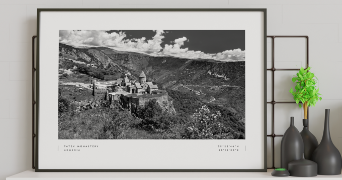 Tatev Monastery Poster Print Wall Art