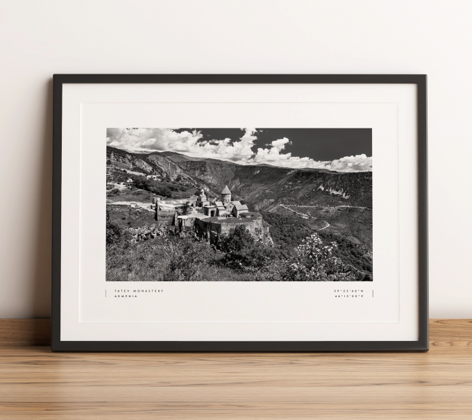 Tatev Monastery Poster Print Wall Art