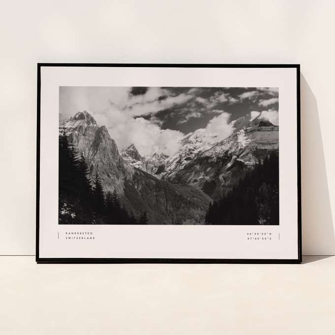 Kandersteg Poster Print Wall Art