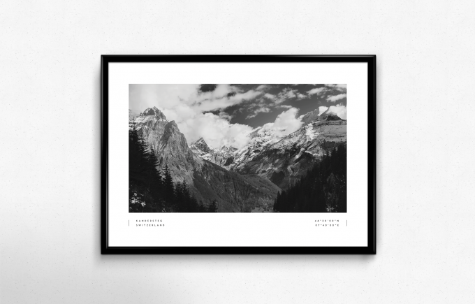 Kandersteg Poster Print Wall Art