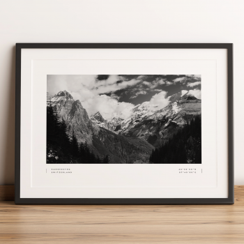 Kandersteg Poster Print Wall Art