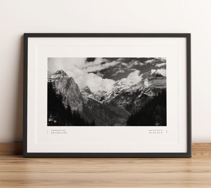 Kandersteg Poster Print Wall Art