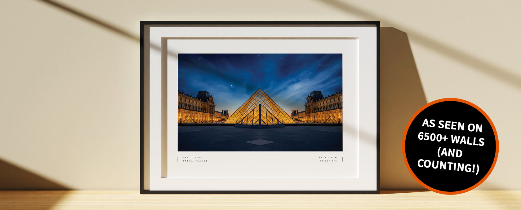 Paris Louvre Poster Print Wall Art