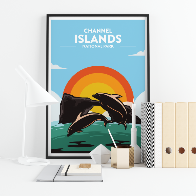 Channel Islands - National Park Print Poster Wall Art