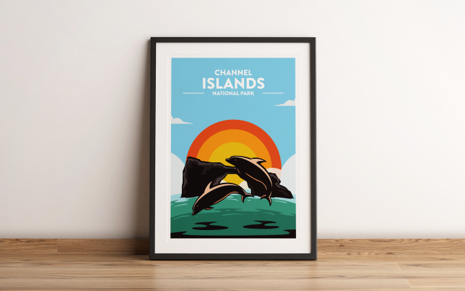 Channel Islands - National Park Print Poster Wall Art