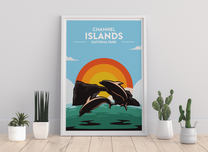 Channel Islands - National Park Print Poster Wall Art
