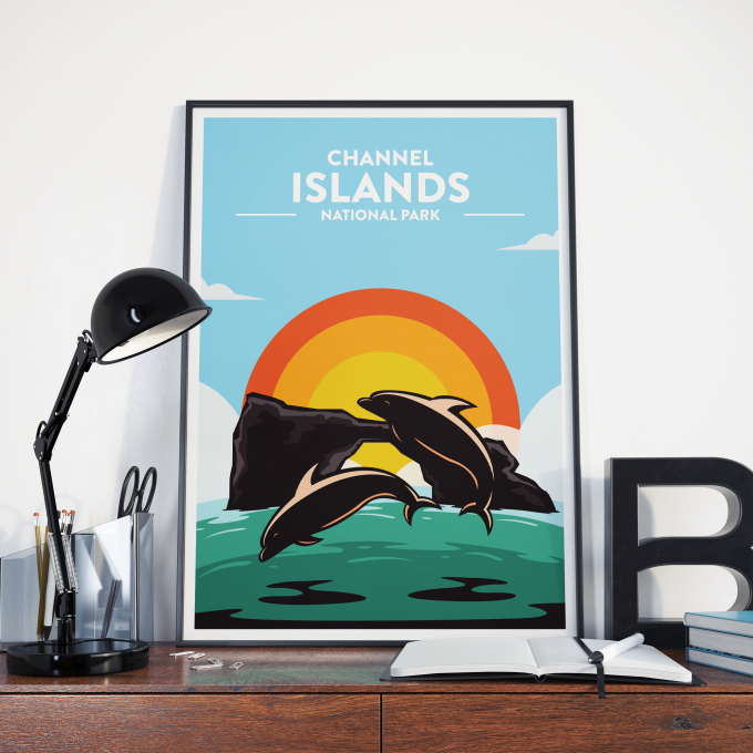 Channel Islands - National Park Print Poster Wall Art