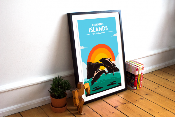 Channel Islands - National Park Print Poster Wall Art