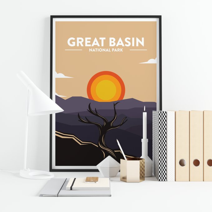 Great Basin - National Park Print Poster Wall Art