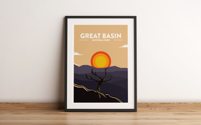 Great Basin - National Park Print Poster Wall Art