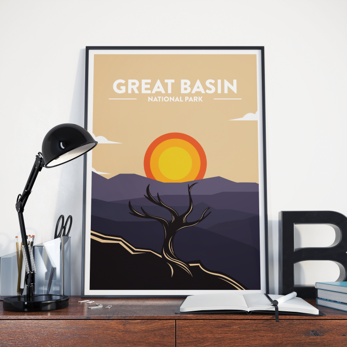 Great Basin - National Park Print Poster Wall Art