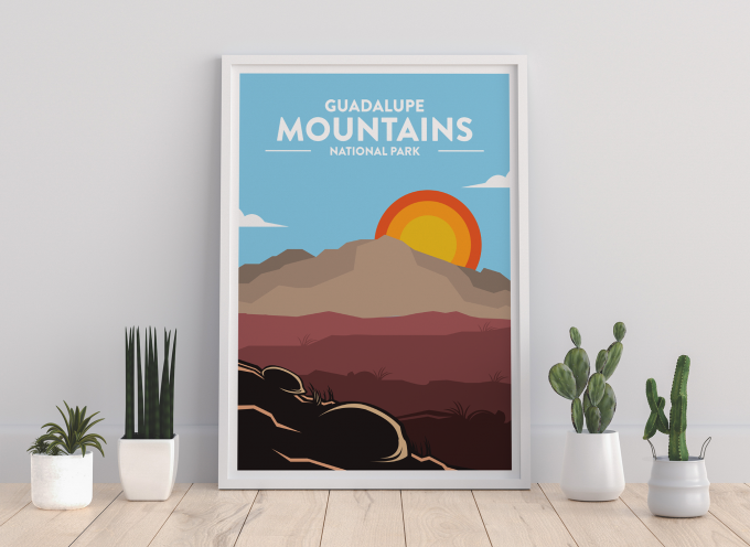 Guadalupe - National Park Print Poster Wall Art