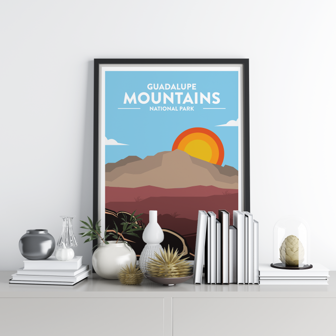 Guadalupe - National Park Print Poster Wall Art