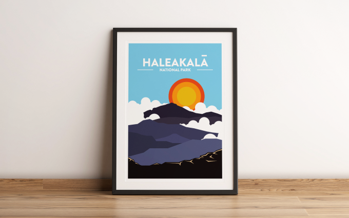 Haleakala - National Park Print Poster Wall Art