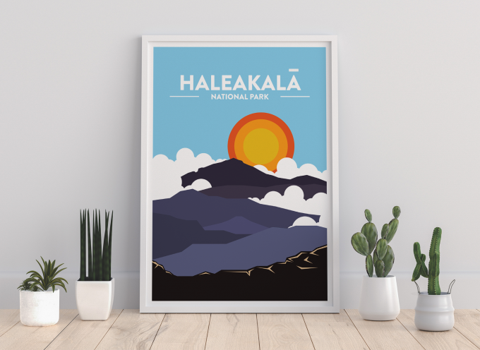 Haleakala - National Park Print Poster Wall Art