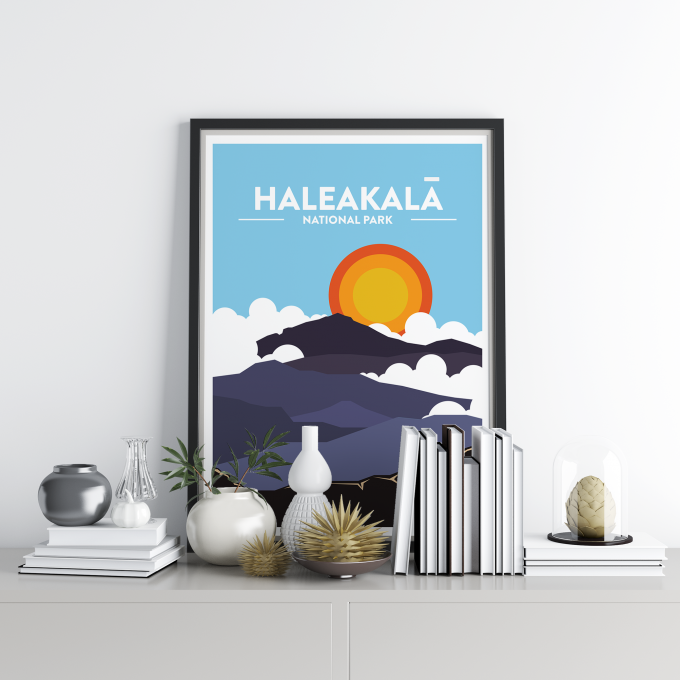 Haleakala - National Park Print Poster Wall Art