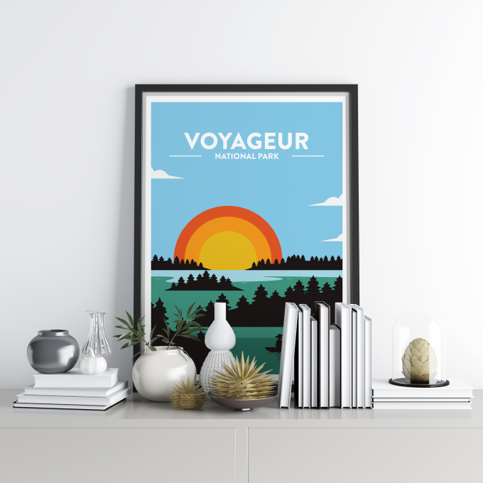 Voyageur - National Park Print Poster Wall Art