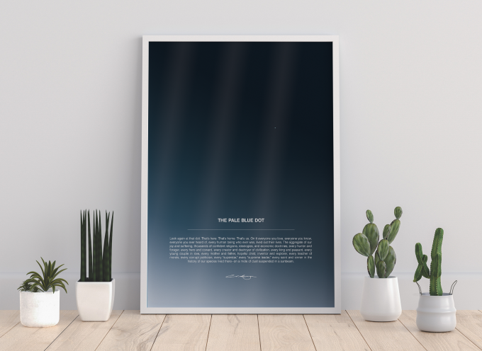 Pale Blue Dot Print